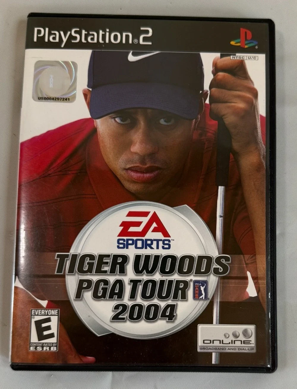 Tiger Woods PGA Tour 2004 Sony PlayStation 2 PS2 Complete CIB Black Label